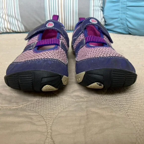 2 Pr. Merrell Trail Glove (sz. 3) & Pure Glove (sz. 2). Purple and in good cond. - Picture 10 of 16